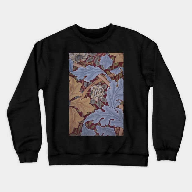 St. James Acanthus Leaves Pattern by William Morris Crewneck Sweatshirt by MasterpieceCafe